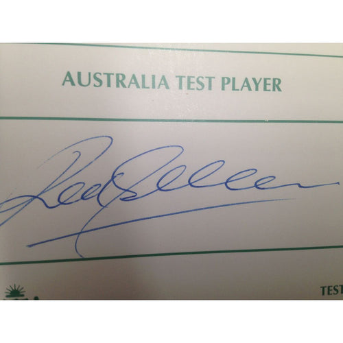 Australian Test Cricketer Card Signed - Rex Sellers