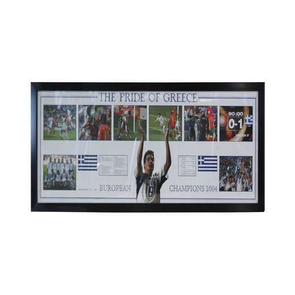 SOCCER-The Pride Of Greece - European Champions 2004 Framed