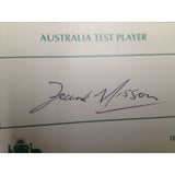 Australian Test Cricketer Card Signed - Frank Mission
