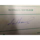 Australian Test Cricketer Card Signed - Des Hoare
