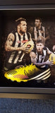 Collingwood-Dane Swan Signed Football Boot Tribute Frame