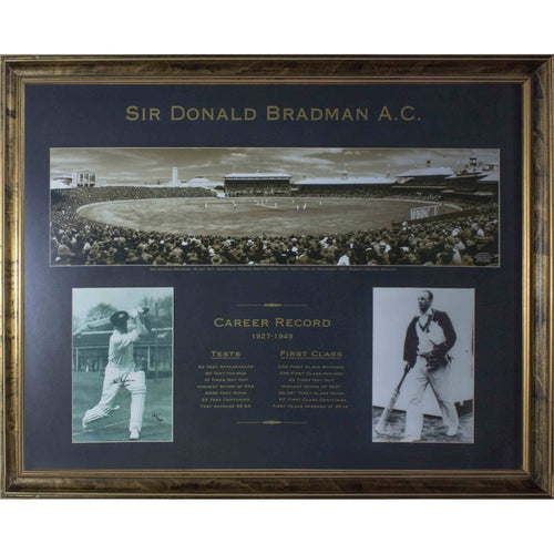 BRADMAN-Sir Donald Bradman A.C Career Record - SCG Ground 1931- Signed
