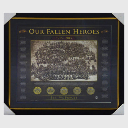 ANZAC-Gallipoli -The Victoria Cross Framed Print/Albert Jacka- First VC Winner - FRAMED