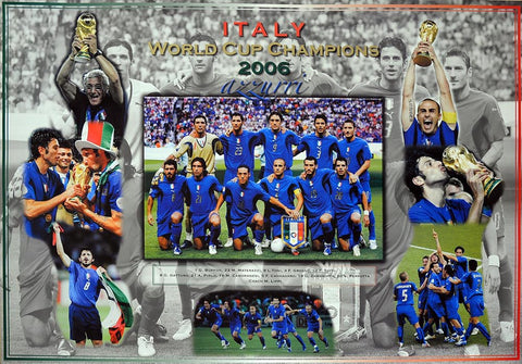 SOCCER-Italy 2006 World Cup Champions Poster – memorabiliawarehouse