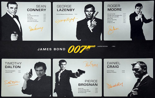 James Bond 007 Metallic Print
