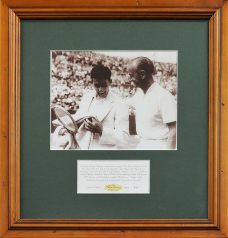 TENNIS-"Kooyong Collection" Ellsworth Vines ' Framed Photograph