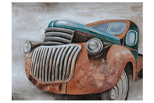 3D - Old Ute  Oil Painting