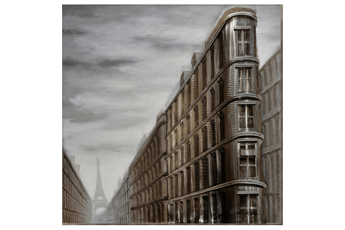 3D- Paris Building Oil Painting