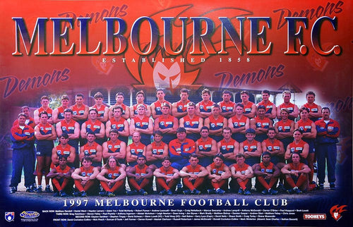 Melbourne 1997 Team Poster