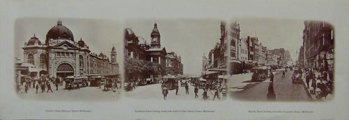 Vintage Photograph Prints of Melbourne in the Early 20th Century