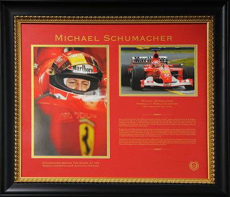 CAR RACING-Michael Schumacher Victory Print