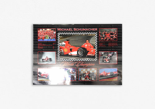 CAR RACING-Michael Schumacher World Champion Poster