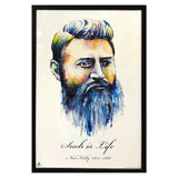 GENERAL-Ned Kelly- Such is Life Portrait Poster