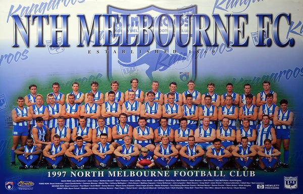 North Melbourne 1997 Team Poster