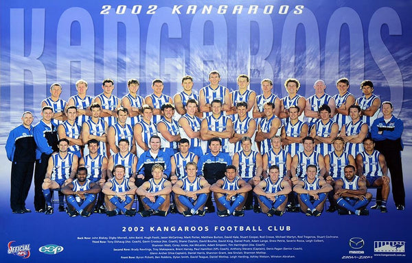 North Melbourne 2002 Team Poster