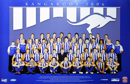North Melbourne Matted Team Poster 1996