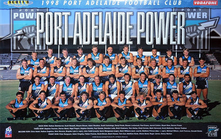 PORT ADELAIDE FOOTBALL CLUB 2024 SQUAD SIGNED GUERNSEY