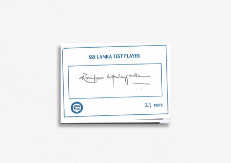 Sri Lanka Cricketer Card Signed - T.T Samaraweera