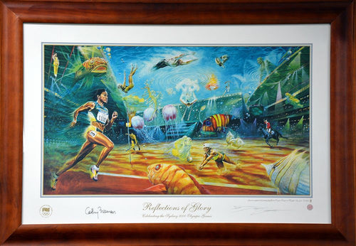 Cathy Freeman Reflections Of Glory Signed