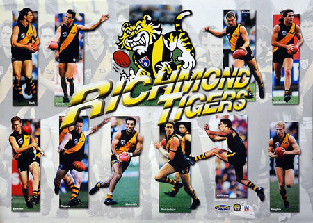 RICHMOND TIGERS 2002 SIGNED POSTER