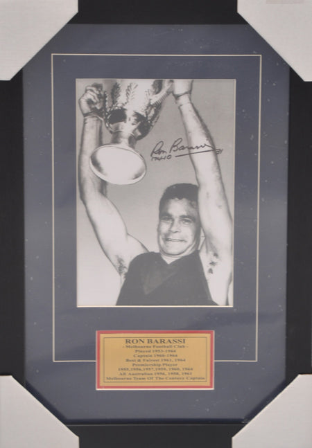 Legends of AFL/VFL Darryl Baldock (deceased). Signed and Framed Photo