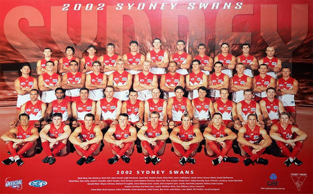 SYDNEY SWANS 1996 POSTER