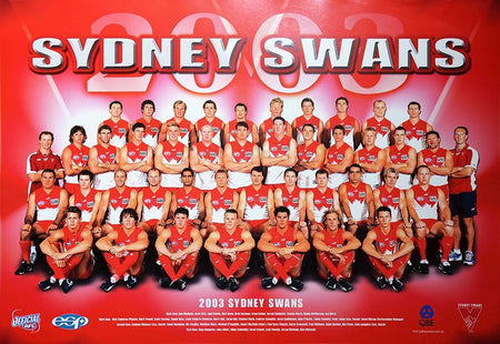 Sydney Swans 1995 Team Poster
