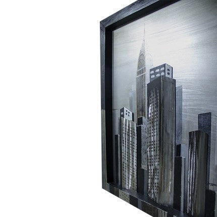 3D - Tall Buildings  Canvas