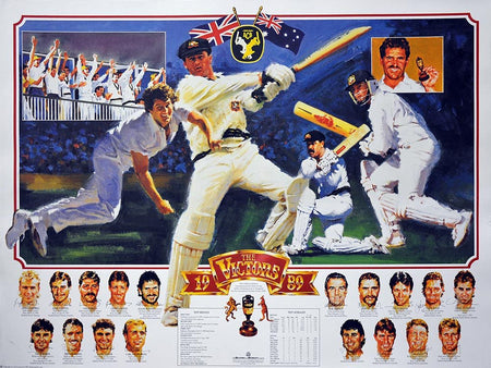 Australian Test Cricket Captain Cards Signed By Steve Waugh