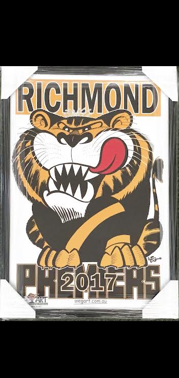 RICHMOND-Dustin Martin Signed Full House Lithograph