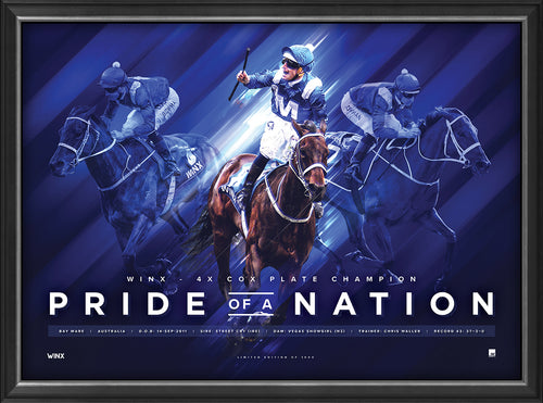 HORSE RACING-WINX 'PRIDE OF A NATION' SPORTSPRINT FRAME