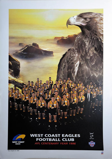West Coast Eagles Poster Framed