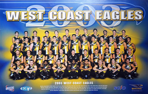 West Coast 2003 Team Poster