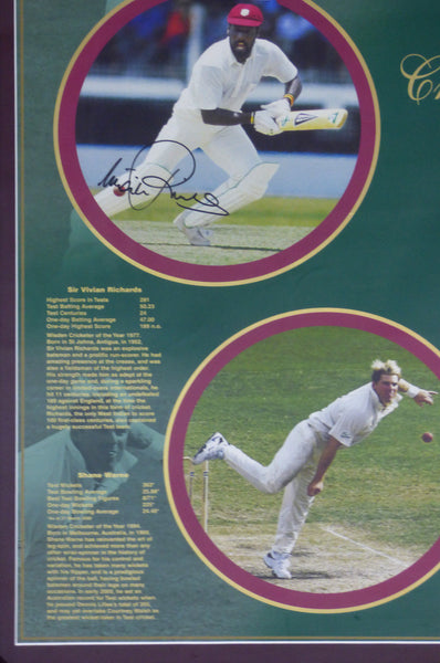 CRICKET-Wisden Cricketers of the Century Signed by Bradman/Sobers/Richards/Warne