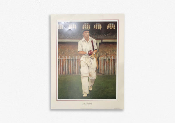 BRADMAN-Don Bradman M.C.G 3rd Test Versus England 1937 Poster