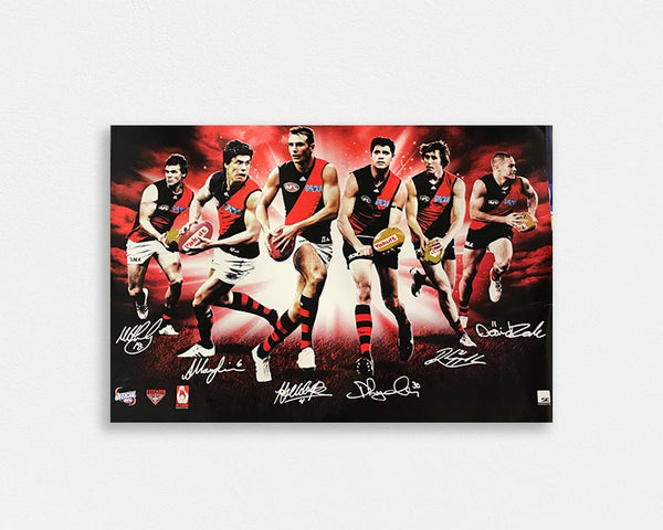 Essendon Bombers signed poster