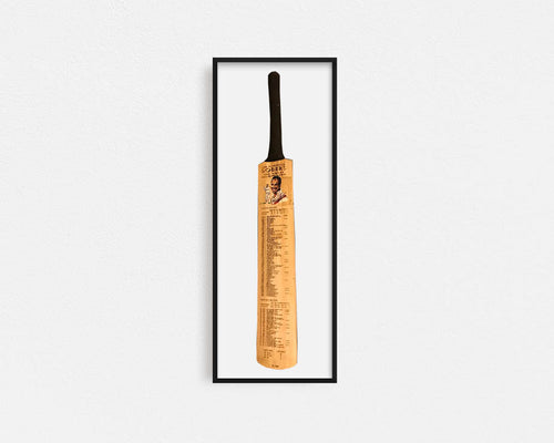 CRICKET-Sir Garfield Sobers Bat-'Signed / The great All-Rounder' FRAMED