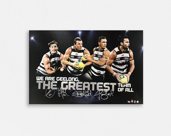 Geelong 'The greatest' Signed Poster