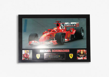 CAR RACING-Australian Grand Prix (1989) - Thierry Boutsen framed poster with Signature