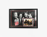 MUSIC-ROLLING STONES/FRAMED - Signed by band Members