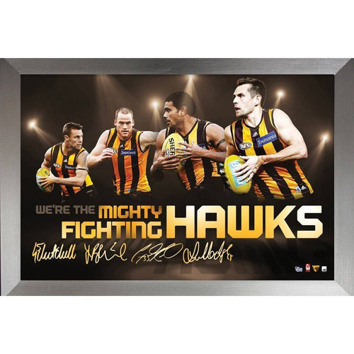 Hawthorn 4 Player Faux-Signed Collector’s Frame