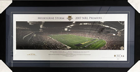 PENRITH PANTHERS 2024 SQUAD SIGNED JERSEY FRAMED