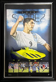 SOCCER-Luis Suarez Signed Boot Framed