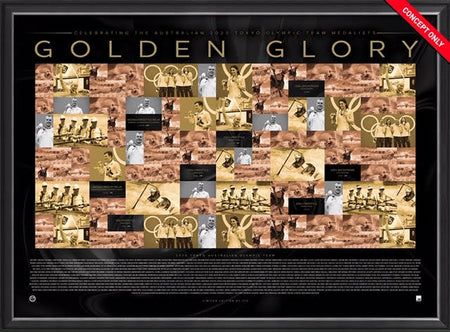 Olympics - GOLDEN GLORY DELUXE LITHOGRAPH